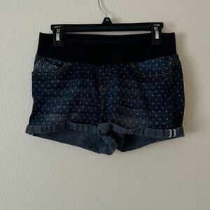 Planet Motherhood light blue Women shorts size M